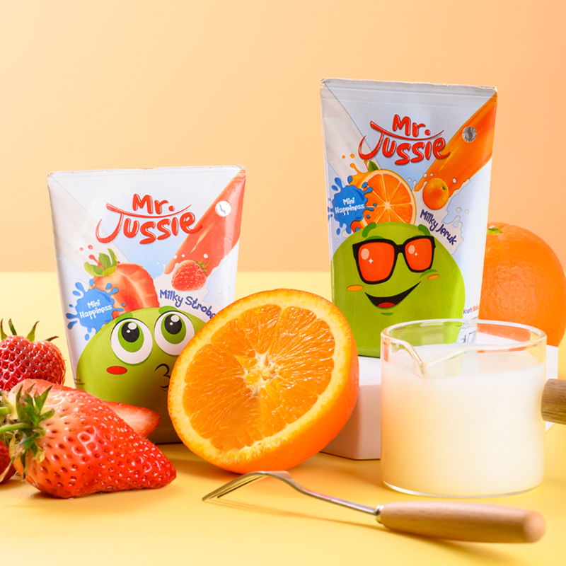 茱希 【0脂肪】印尼进口草莓风饮料橙子饮料儿童混合水果风味饮料