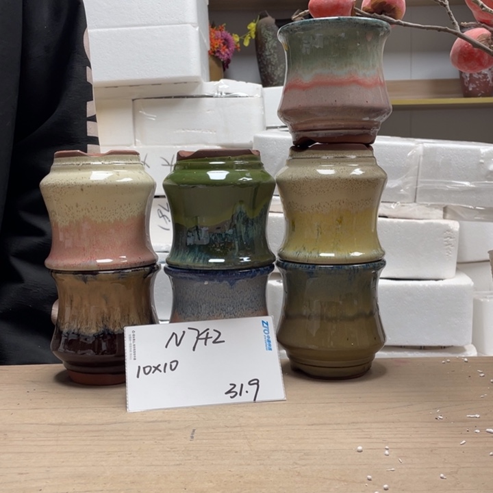 粗陶多肉花盆微瑕742