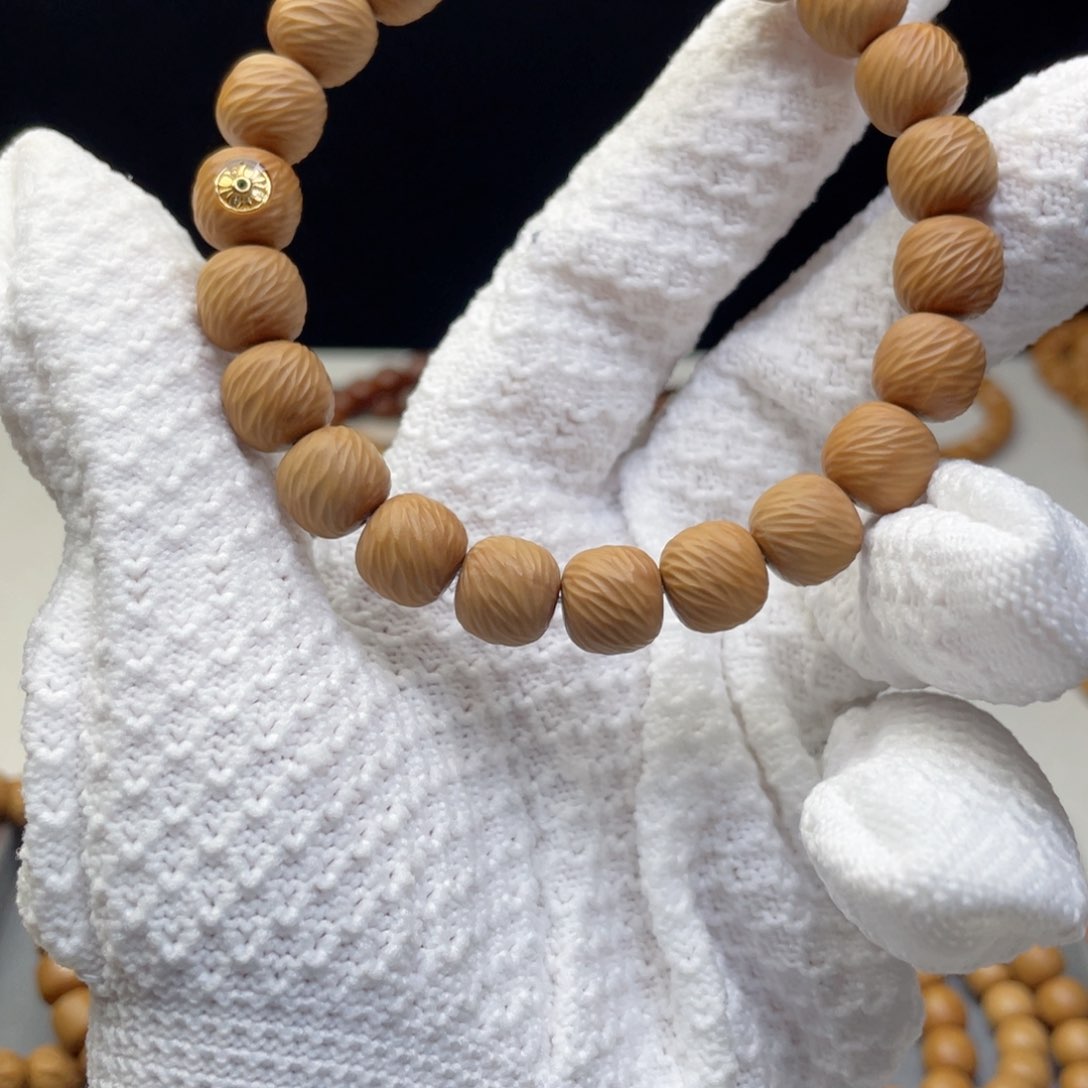 猴头核桃手串8号云锦10+金标微牙口瑕55