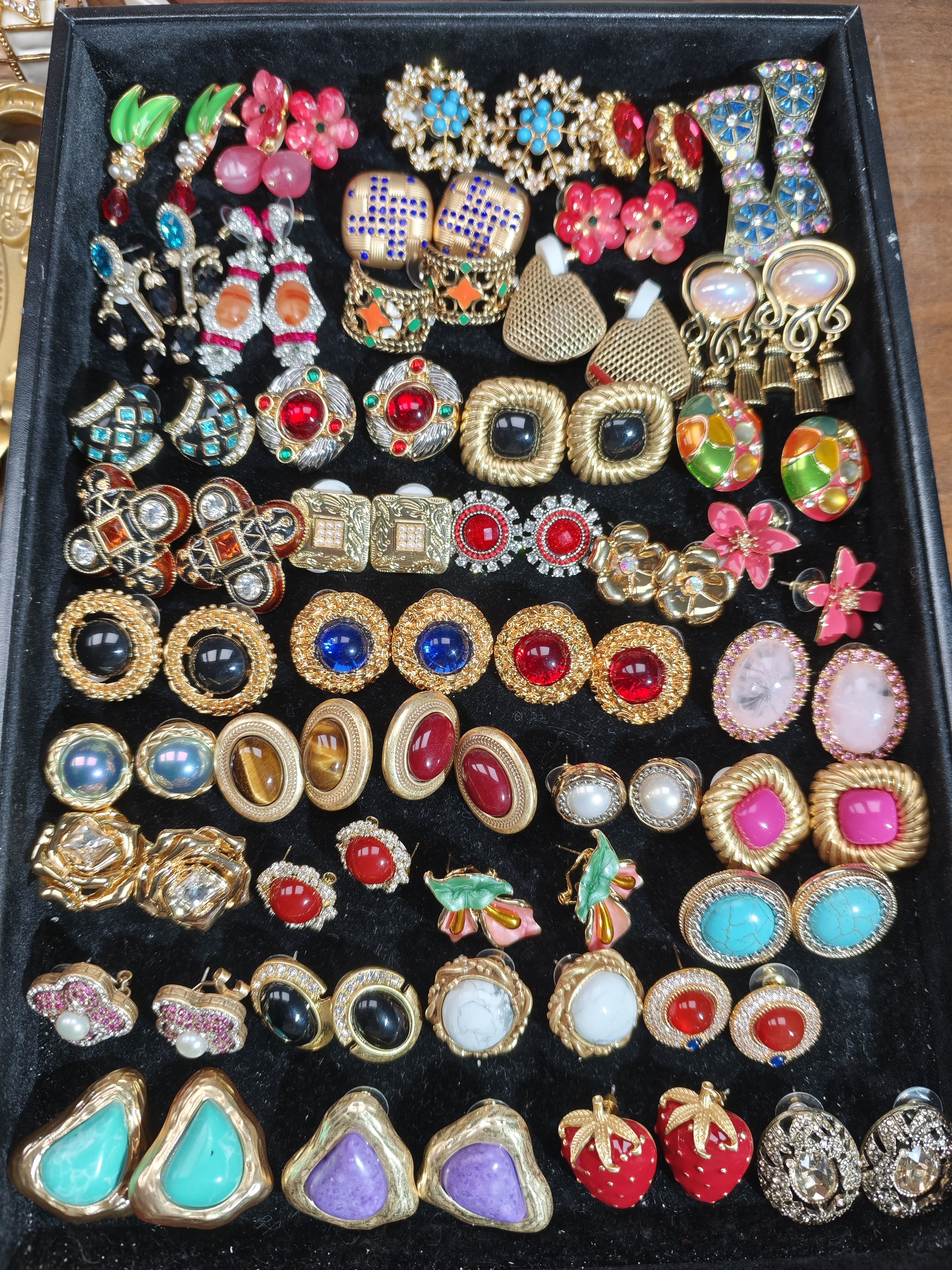 铜合金仿珍珠项链 欧美古风手工气质复古法式古法精美宫廷风