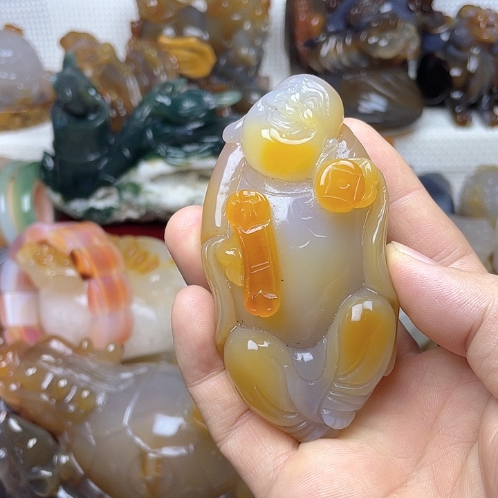 玛瑙/玉髓饰品未镶嵌