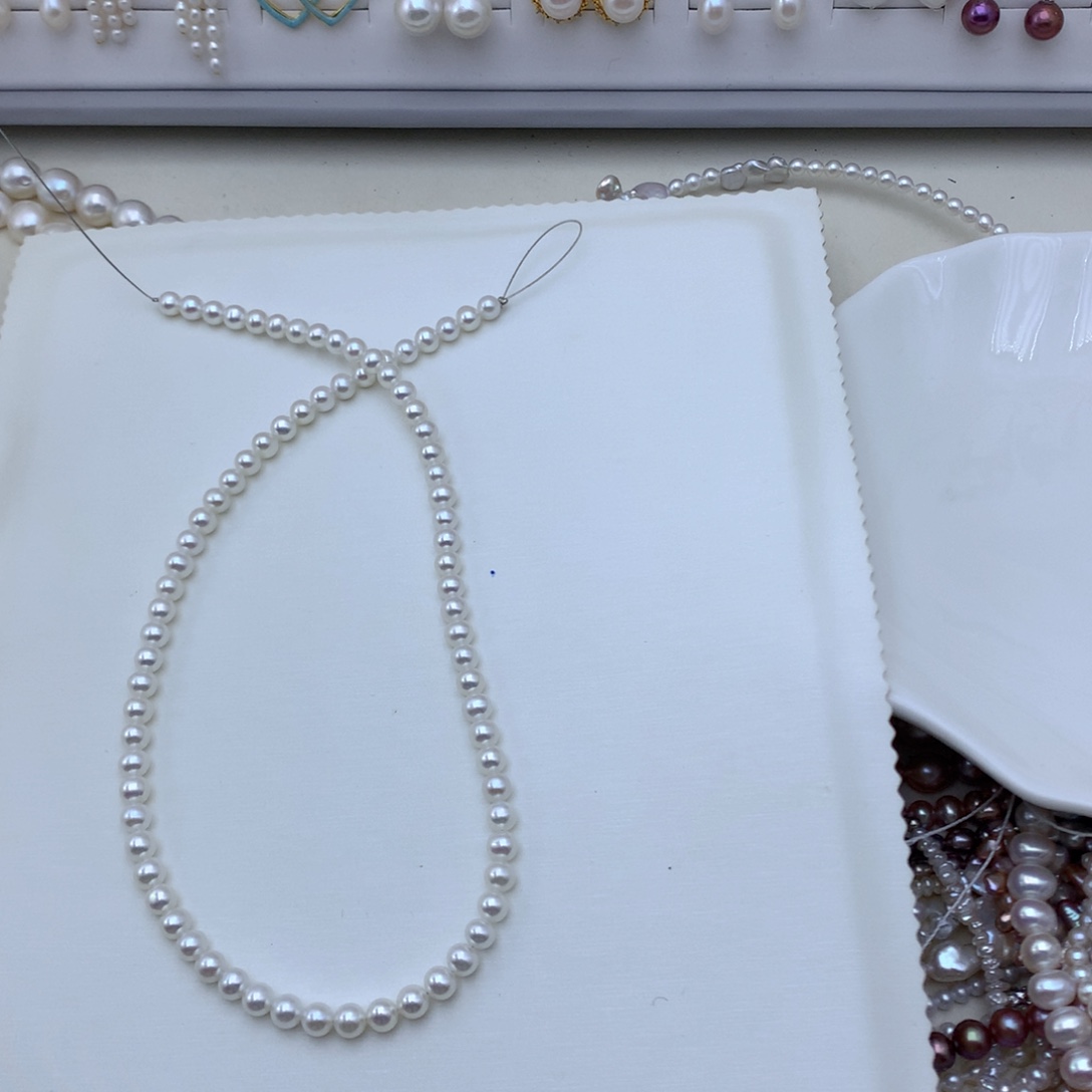 银S925镶嵌吊坠(不含链)淡水珍珠