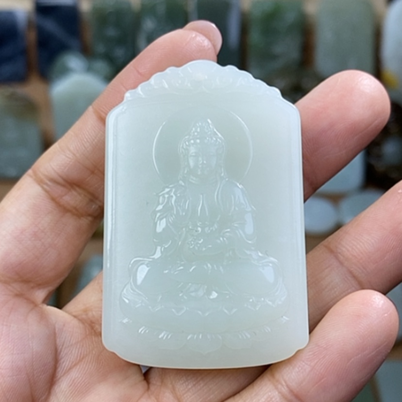 【闪购商品】和田玉挂件未镶嵌清***