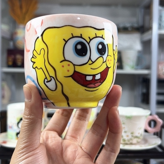 手绘高温釉下彩陶瓷