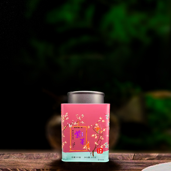 十六年原料薄荷塘紫芽解块茶300g生茶