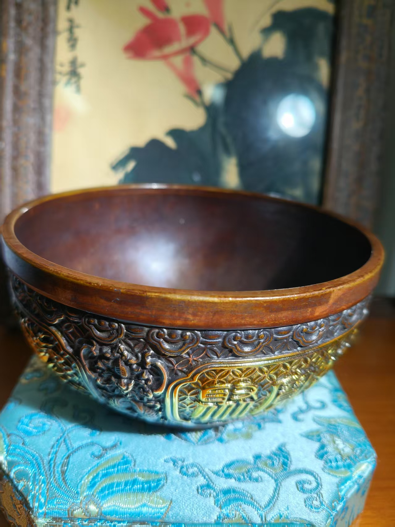 零国风复古碗摆件