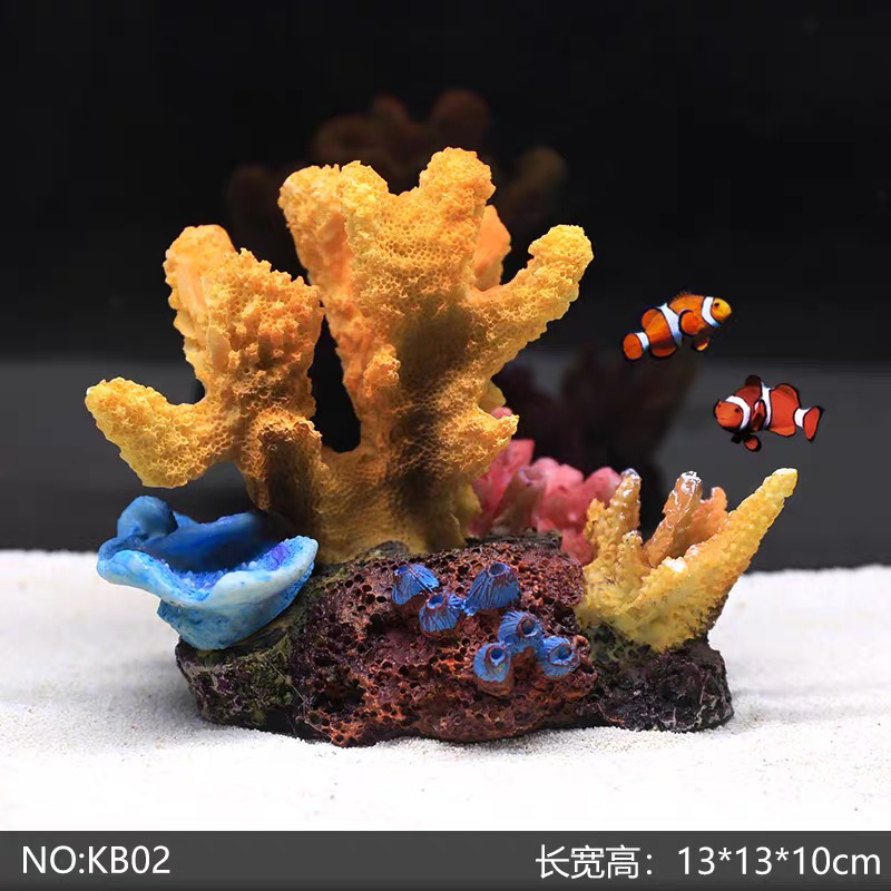 礁石贝壳鱼缸装饰水族箱海水缸地中海风格造景摆件