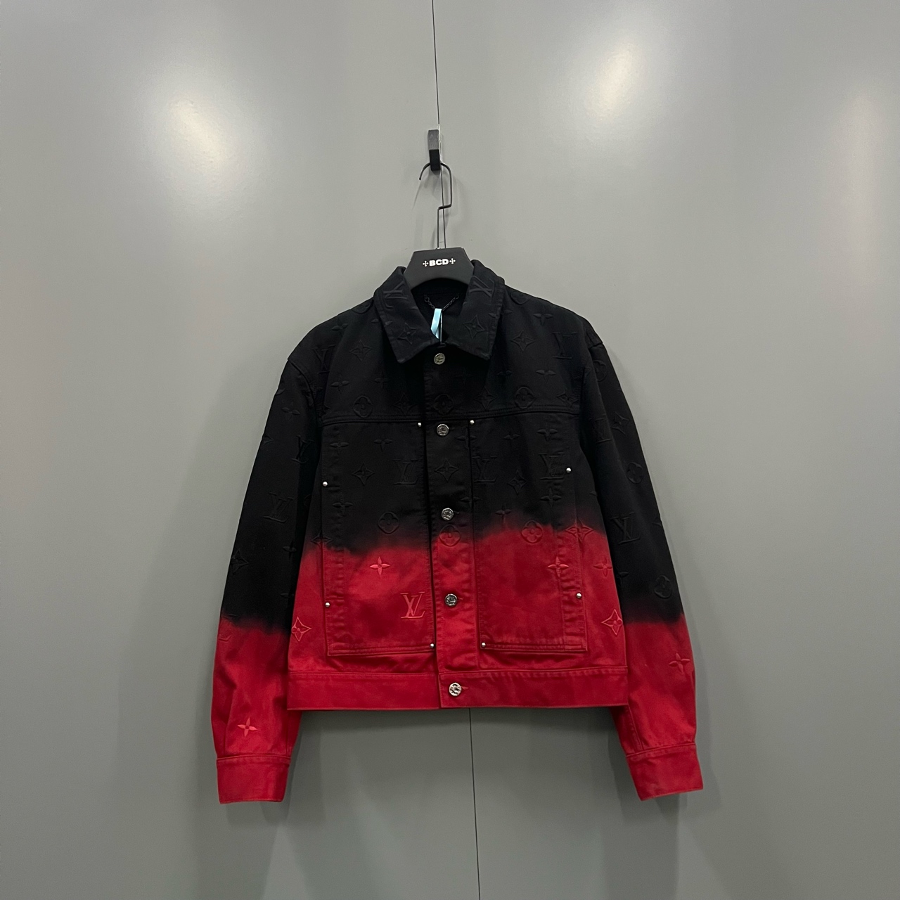 95新 LouisVuitton/路易威登 y20 渐变老花牛仔外套 50 208263