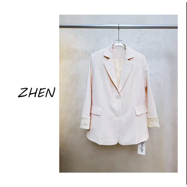 【ZHEN】25K01301 2025气质显瘦时尚百搭上新小众设计感外套