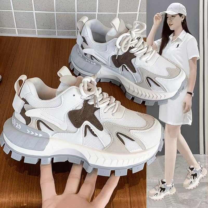 311断码女鞋时尚百搭秋季女学生跑步老爹鞋透气女运动鞋阿甘鞋