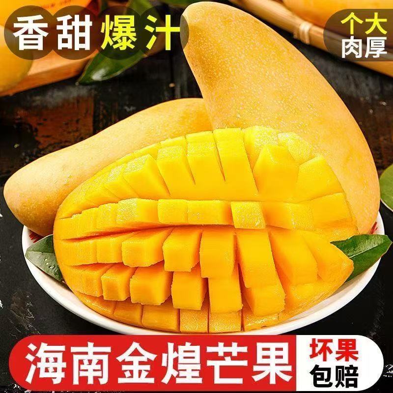 【正宗海南金煌芒】新鲜应季水果香甜爆汁坏果包赔青黄皮随机发P