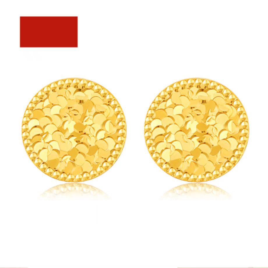 【48小时鉴赏期】先鉴后发 碎冰冰小圆饼耳钉