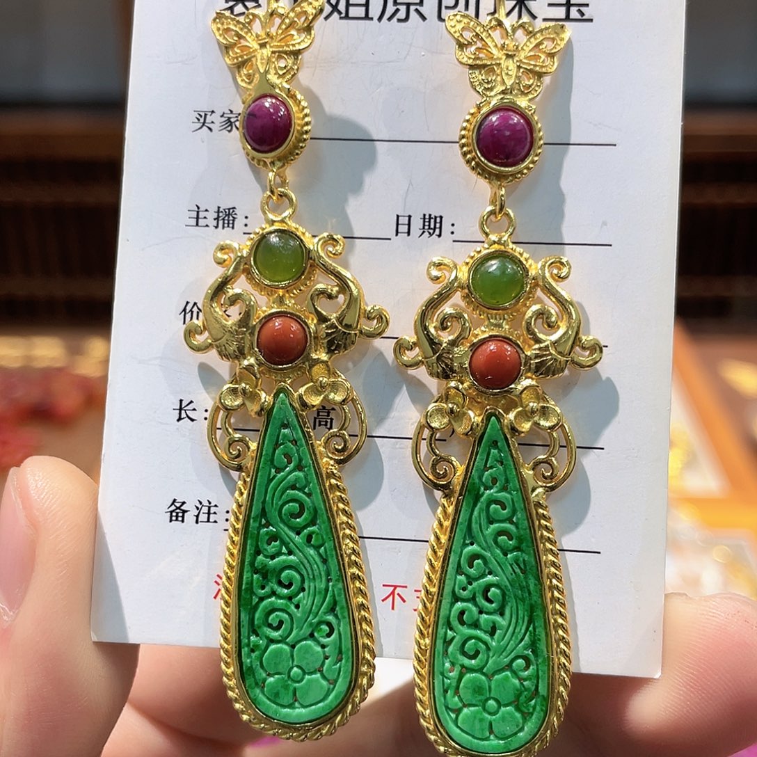 锦纶非金属耳坠耳坠