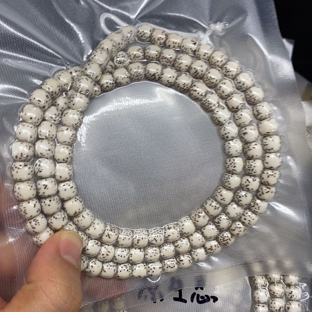 手串星月菩提87河豚大留白108