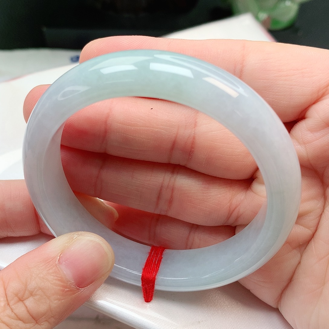 未镶嵌手镯翡翠希*。52-54圈