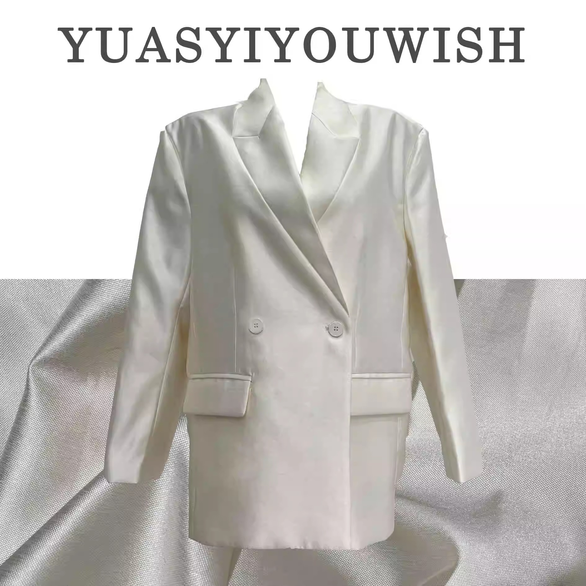 YUASYIYOUWISH[X Y] |“枪驳西装”设计师版型高级感阔版西装外套
