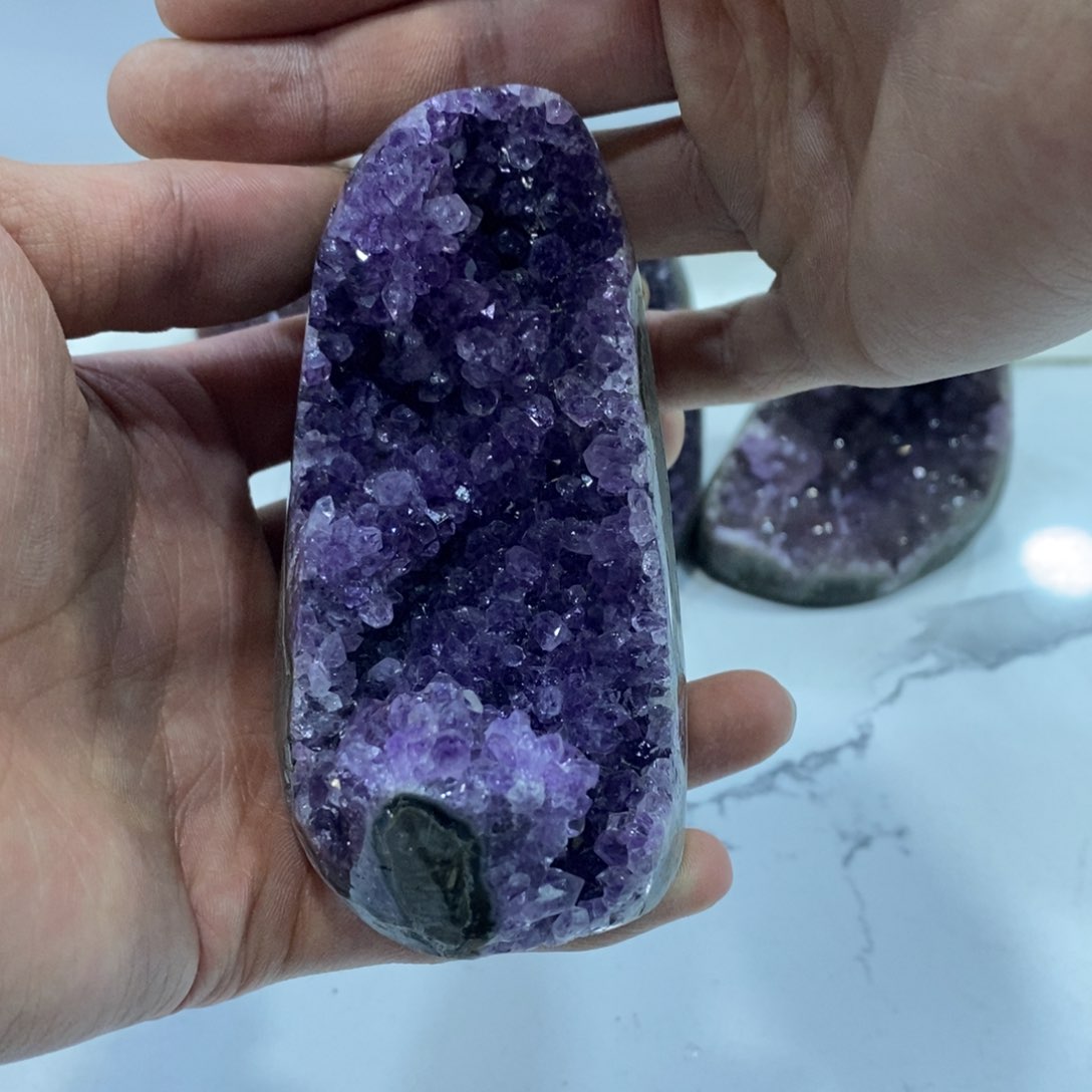 紫晶摆件摆件未镶嵌