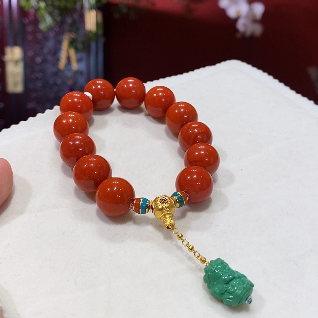 南红玛瑙未镶嵌手串