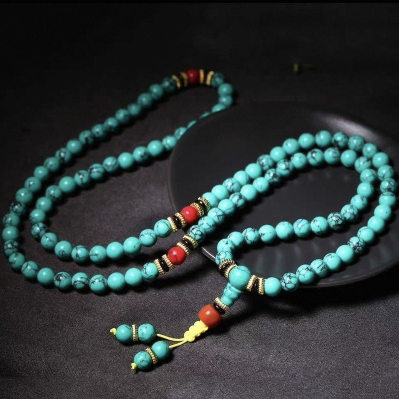 C54绿松菩提手串 无礼盒