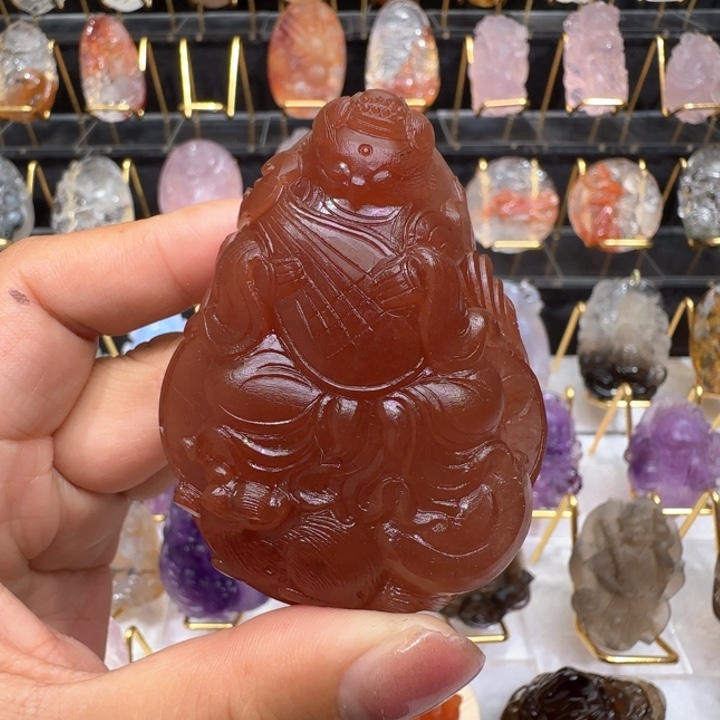 水晶颈饰未镶嵌九尾狐