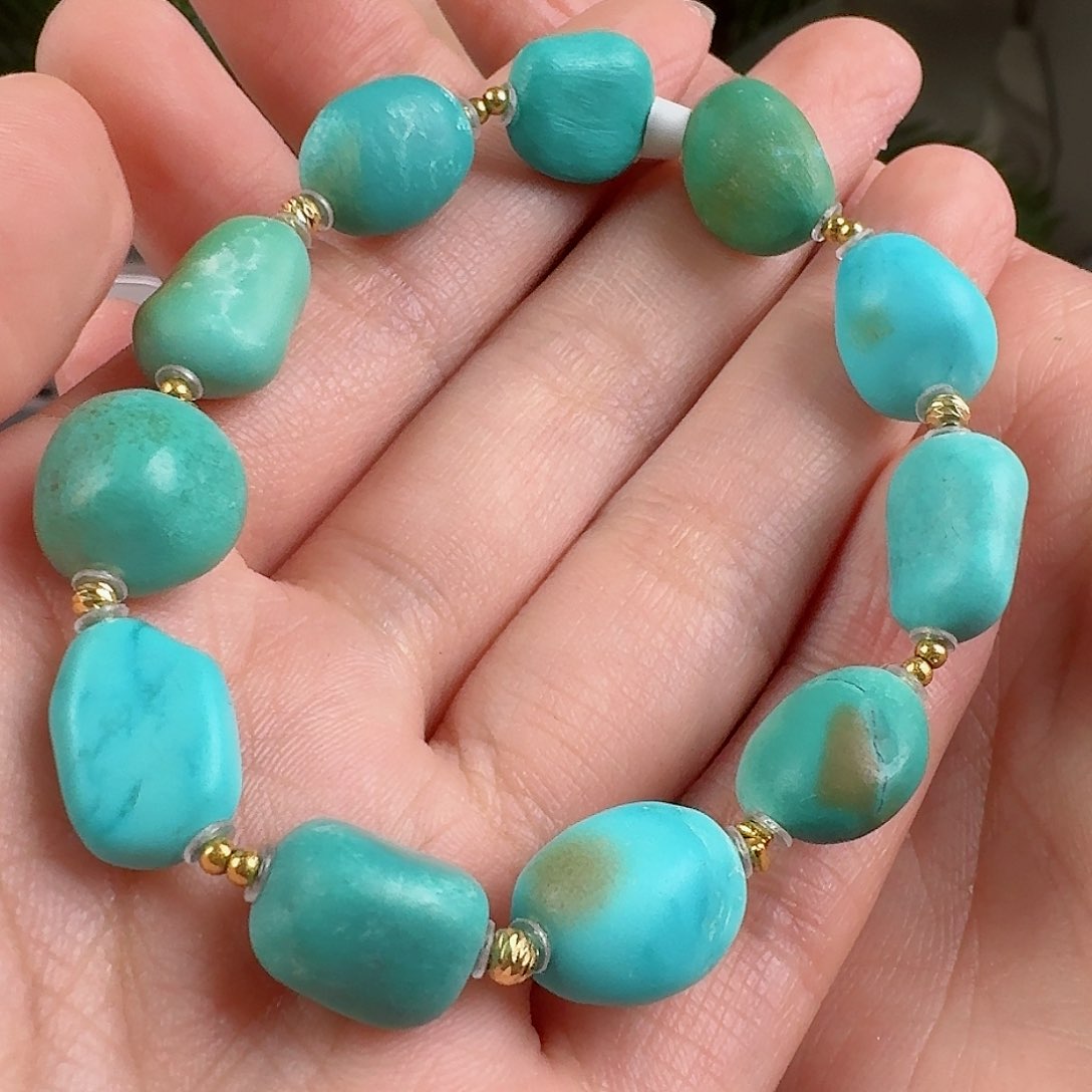 绿松石珠宝奇石未镶嵌