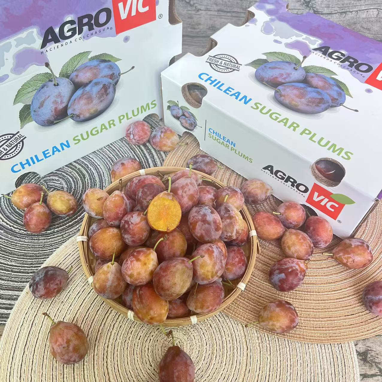 【乐鲜果园】智利进口西梅当季新鲜西梅李2斤-5斤装