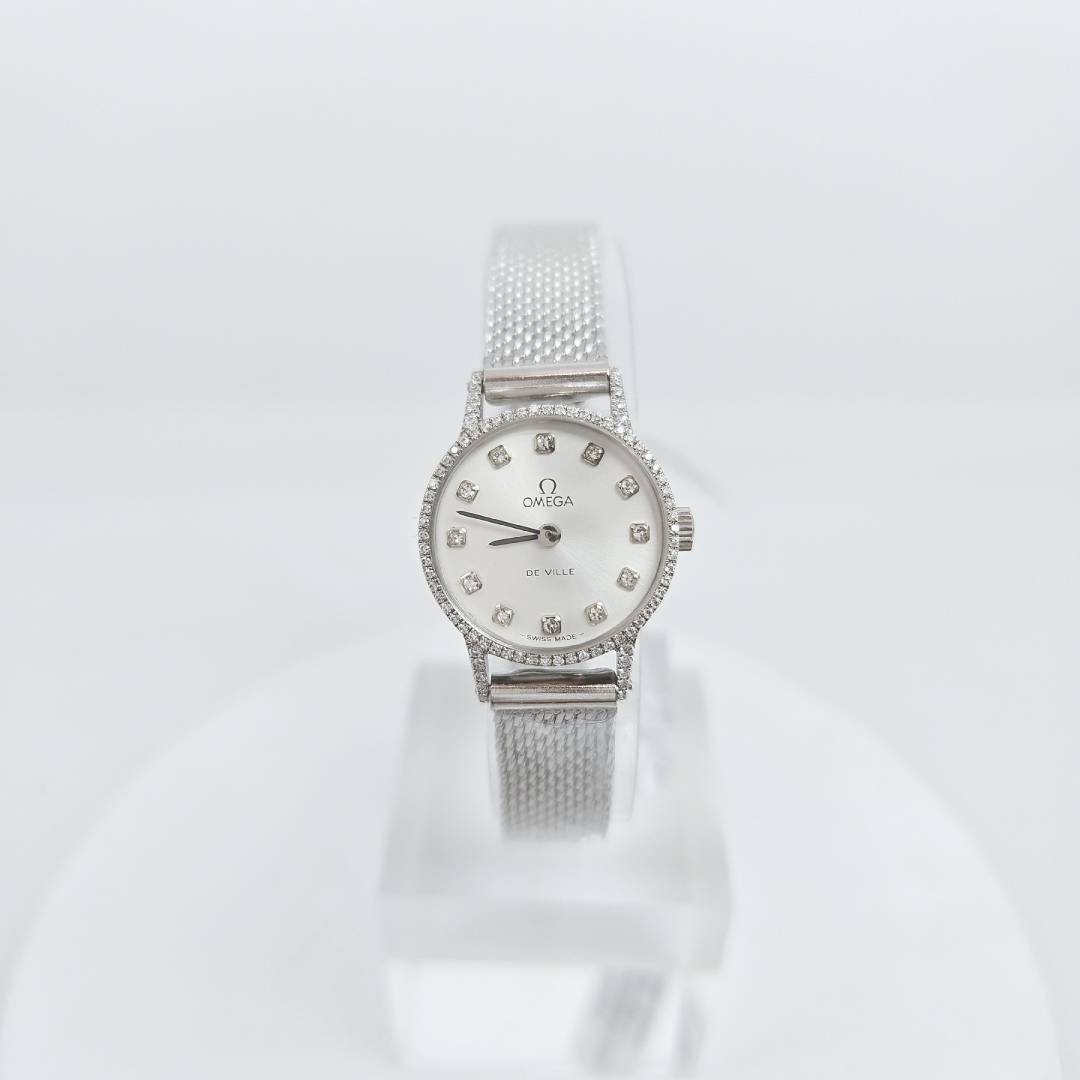 95新 Omega/欧米茄 手动机械后钻20mm/公价32999/w10653