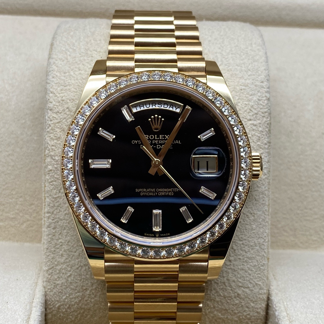 99新 Rolex/劳力士 劳力士/228238圈钻黑玛瑙/25年9月全新未使用