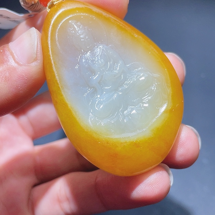 和田玉挂件未镶嵌D2