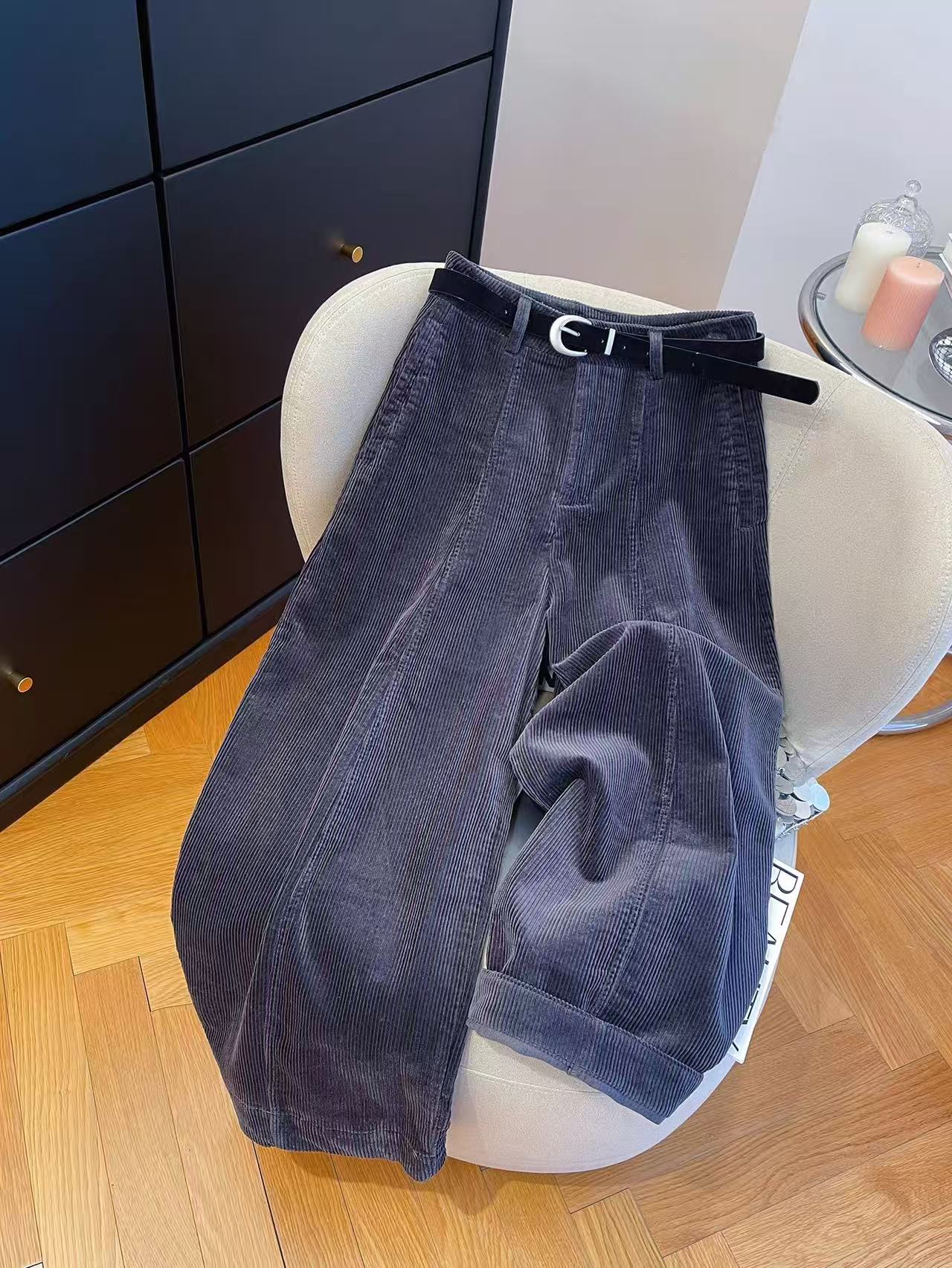 密语--新中式国风气质时尚百搭小众设计休闲潮流垂感裤子