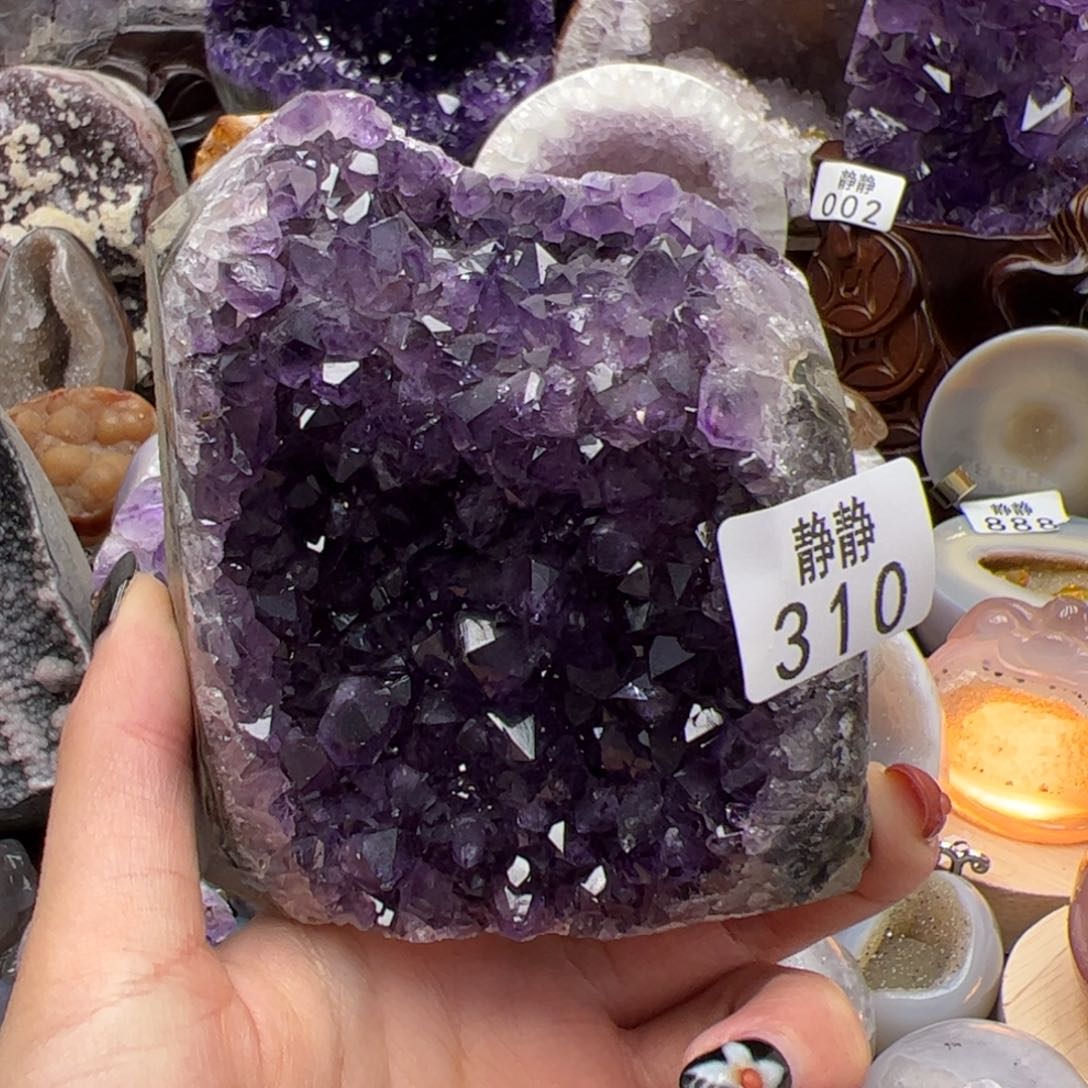 未镶嵌大型摆件（非配饰）紫晶310 