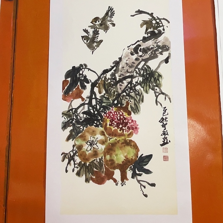 国画张圣敏先生纯手绘作品