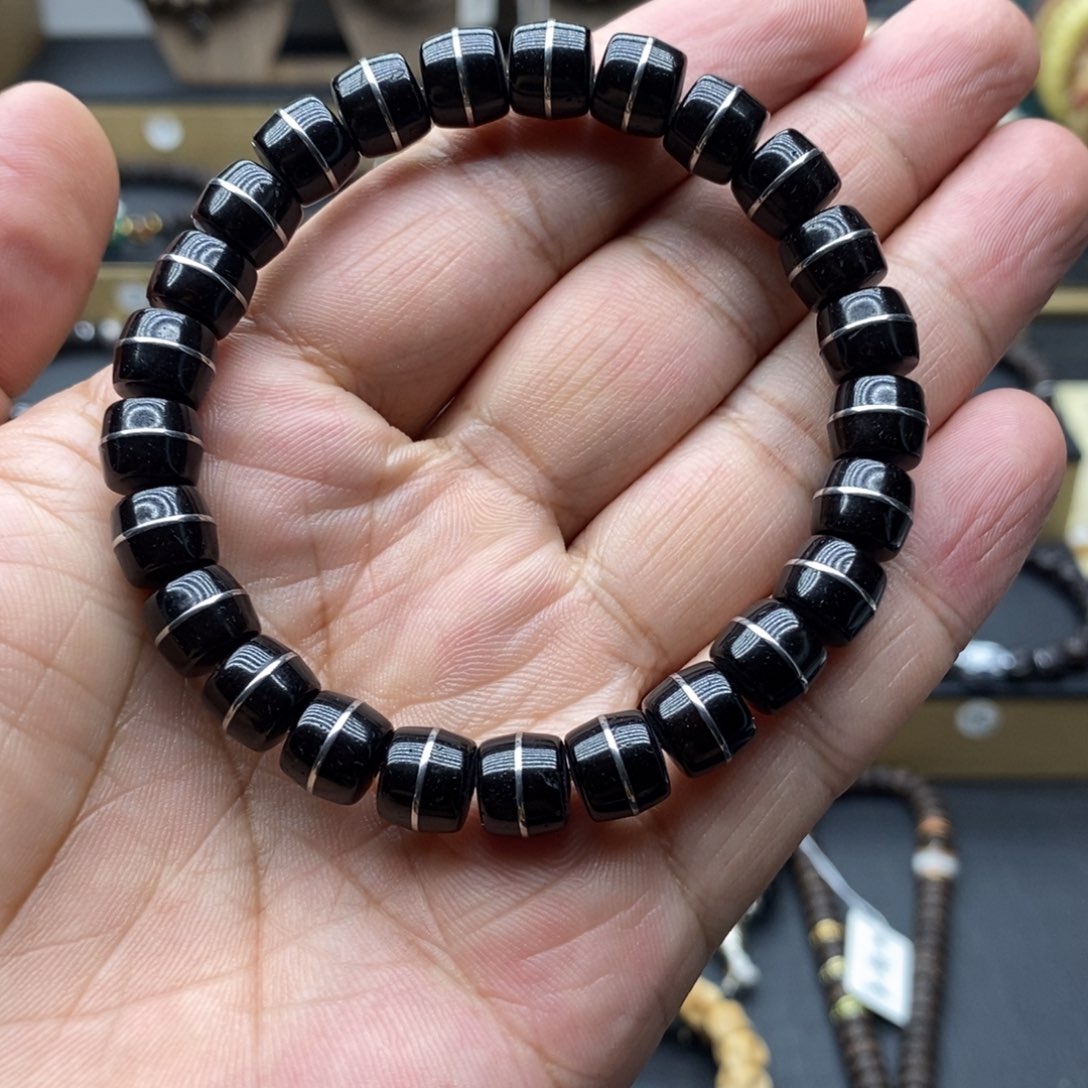 手串椰蒂黑金直切银腰带9❌8