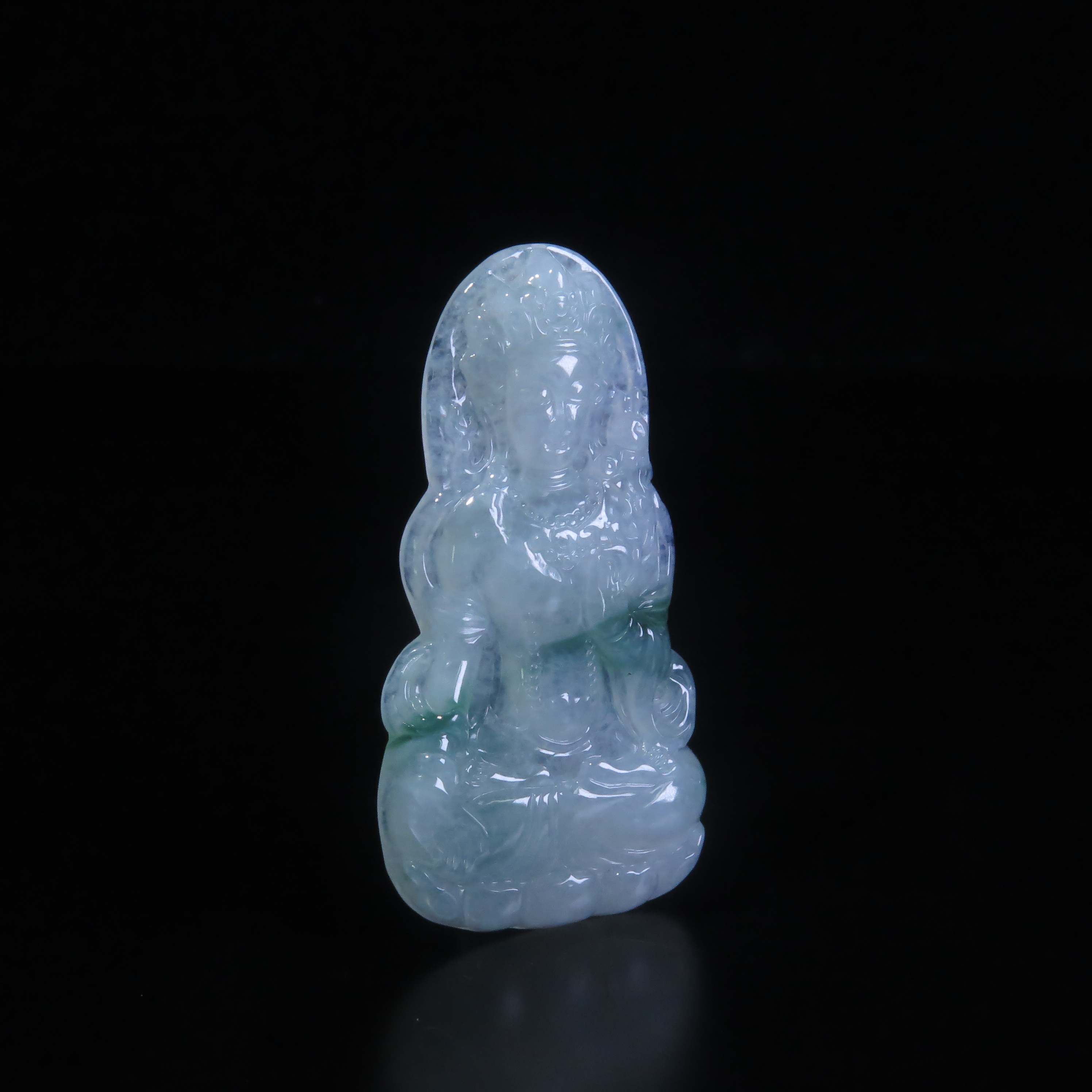 民国翡翠观音挂坠/MZ513464/翡翠/民族文物