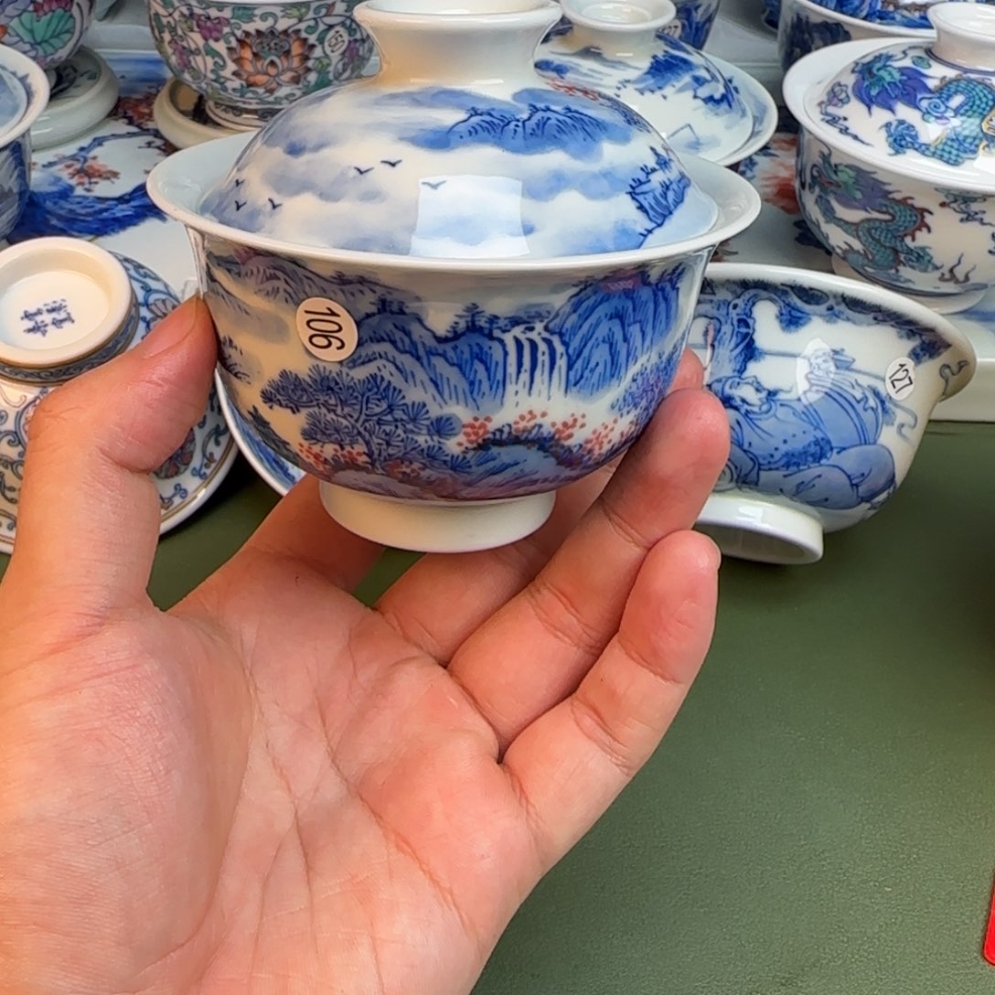 彦祖纯手工手绘茶具106