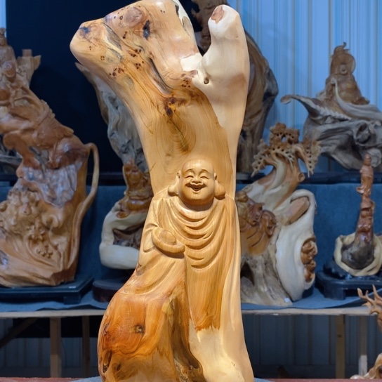 柏木（崖柏）根雕摆件