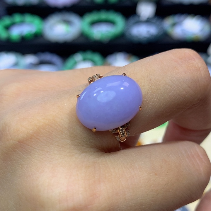 18K金镶嵌手链翡翠翡翠