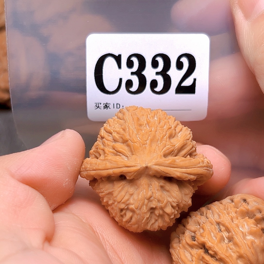 文玩核桃吊坠41白狮子