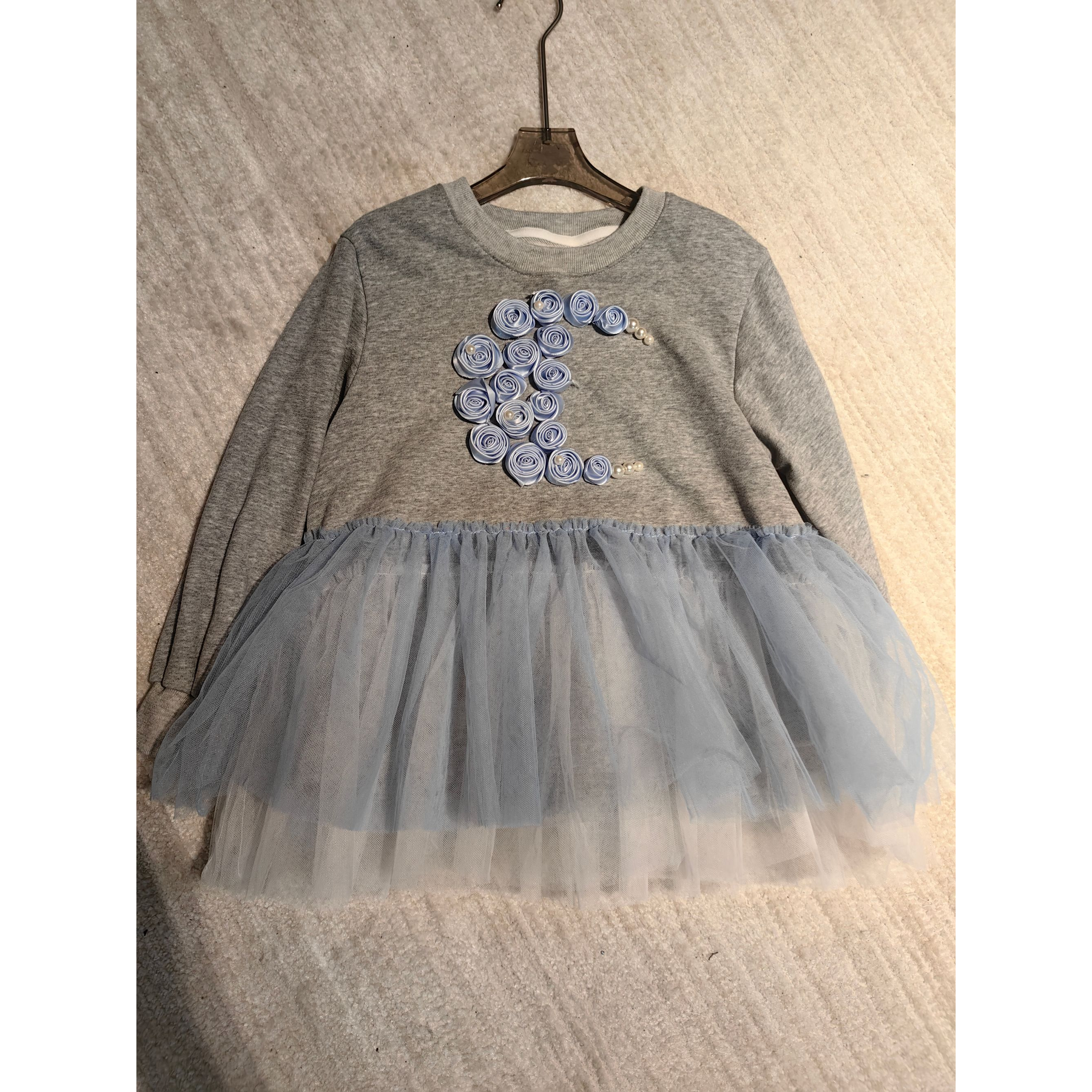 C053【破茧成蝶】时尚网红连帽长袖卫衣休闲甜美网沙卫衣