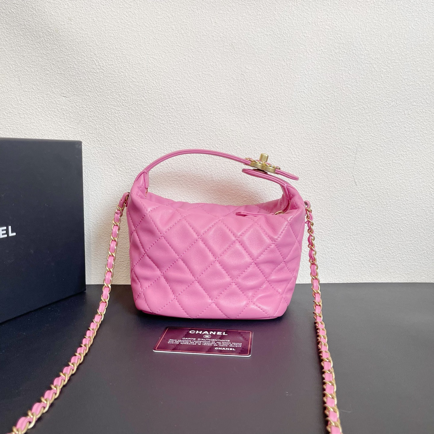 99新 Chanel/香奈儿 98新 奢总管/饭盒包/29开有卡