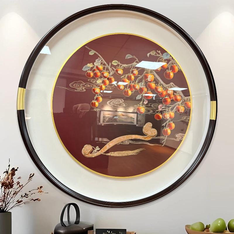 铜小鸭《吉祥如意》手工雕刻玄关画 走廊过道 玄关处铜雕挂画