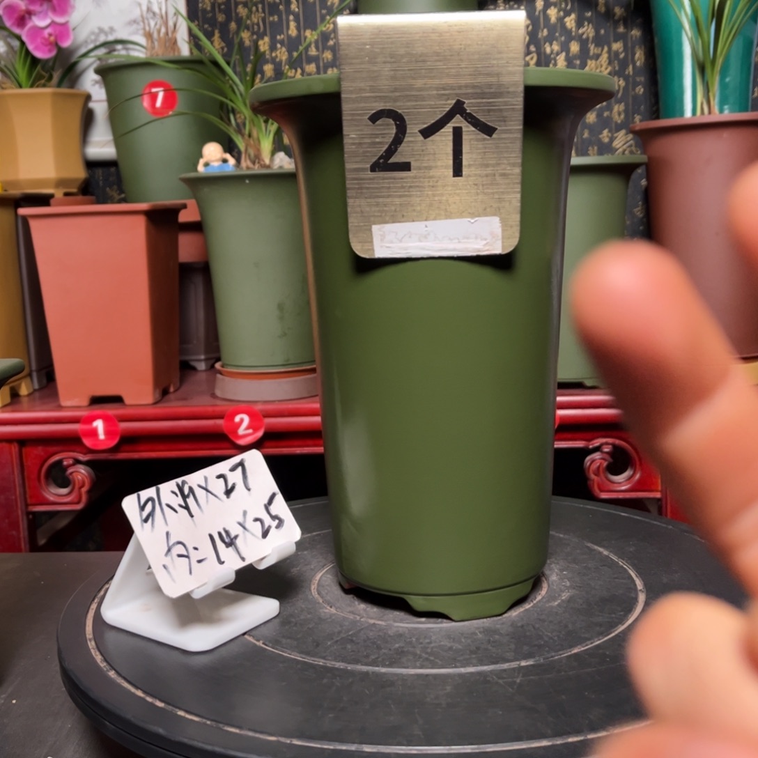 紫砂花盆紫砂花盆