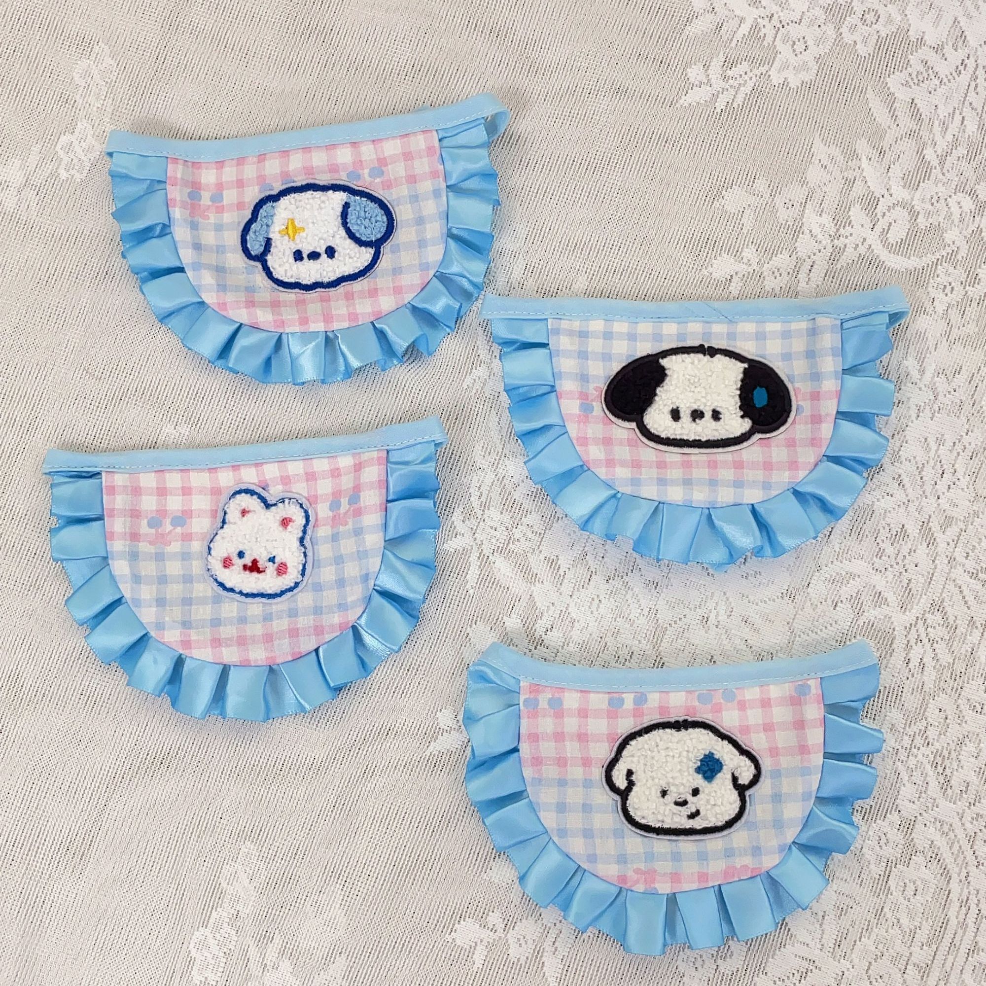 日系百搭宠物猫咪狗狗围兜口水巾