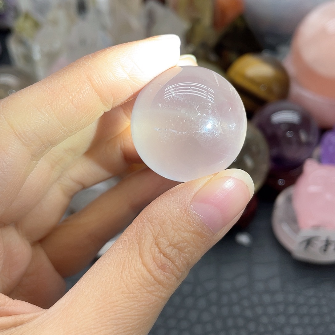 水晶珠宝半成品未镶嵌15冰粉球卡2.8mm