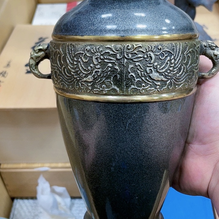 瓷片瓷制作工艺品摆件