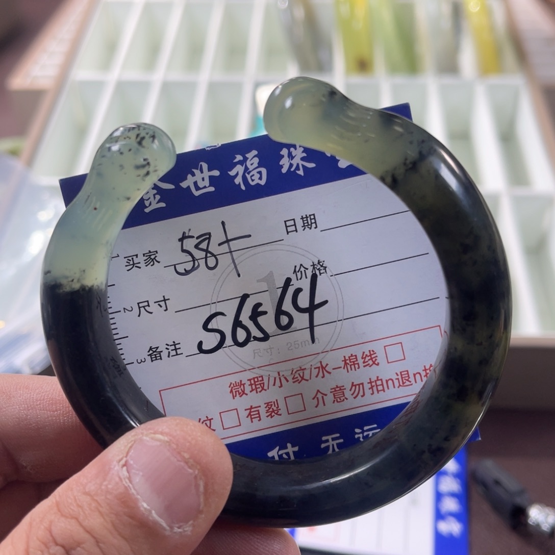 蛇纹石玉颈饰未镶嵌鸥*