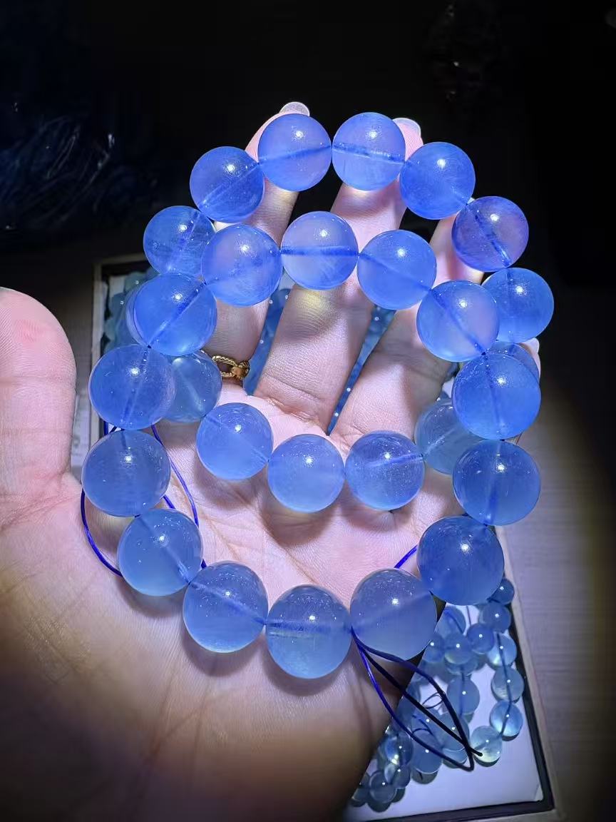 海蓝宝手链专拍链接【多样性发货】