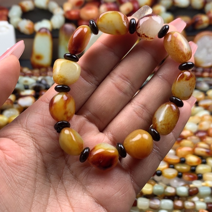 和田玉手链未镶嵌