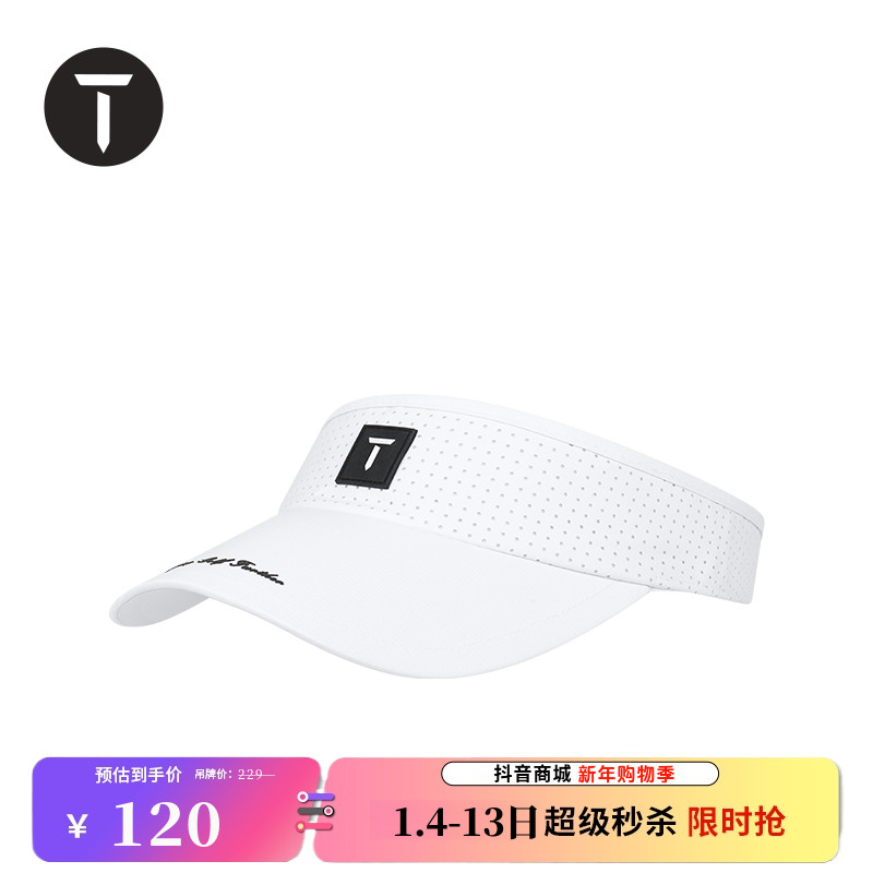 T/欧巡赛高尔夫帽子女士夏季运动遮阳女帽可调节无顶帽EF211BA205