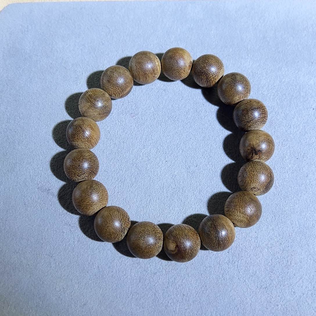 沉香手串天然柬埔寨菩萨老料1.3单圈 花香蜜甜凉